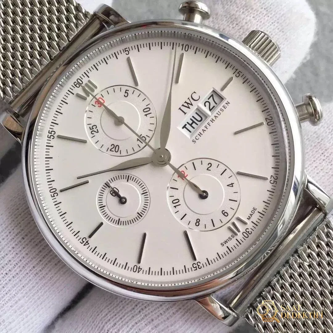 IWC Portofino Kronograf Beyaz Kadran