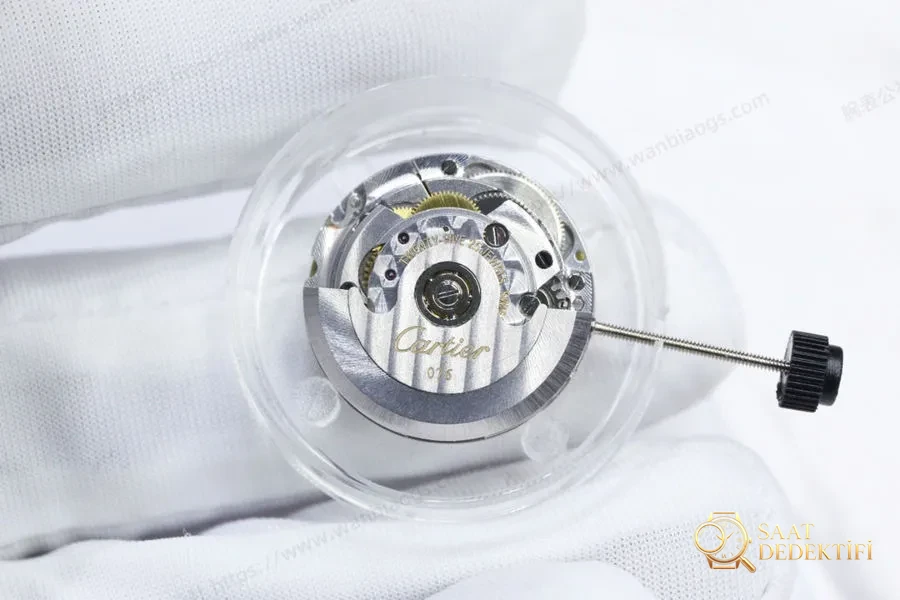 3K Factory Cartier Ballon Bleu kol saati (kampanya süresince deri kayış hediye) incelemesi - Kasa Profili ve Kurma Kolu İncelemesi