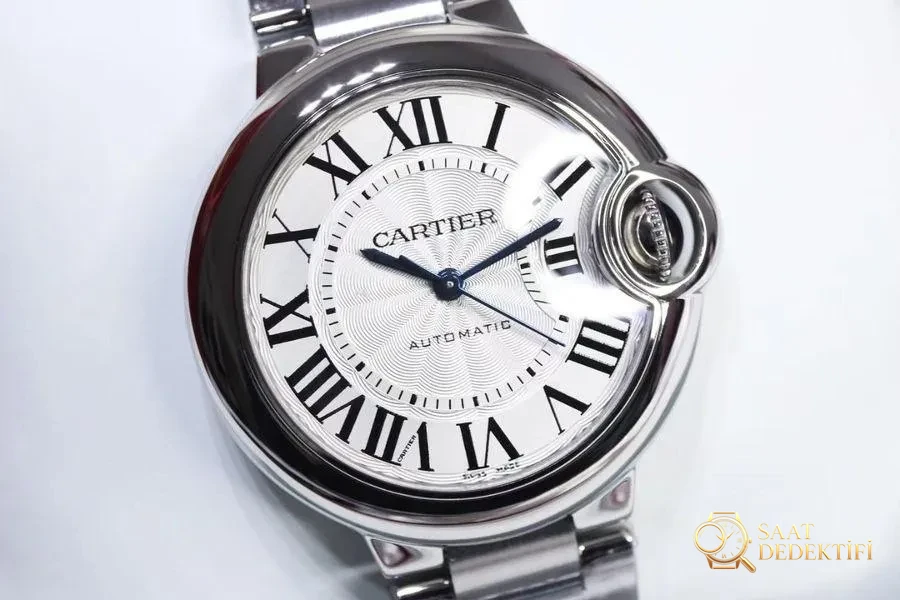 3K Factory Cartier Ballon Bleu kol saati (kampanya süresince deri kayış hediye) incelemesi - Klips Kilidi ve Lazer Damgalar
