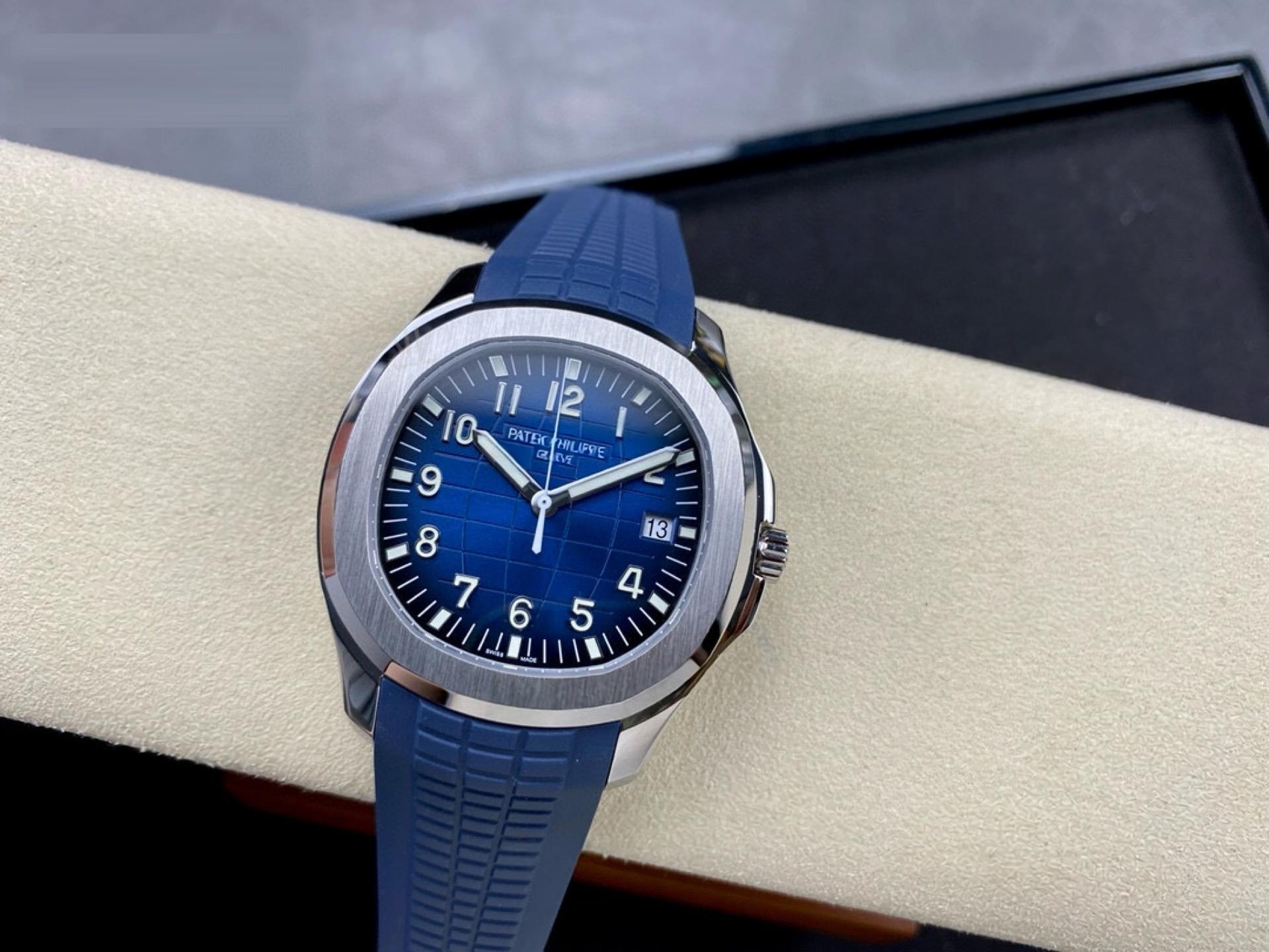 3K Factory Patek Philippe 5168 Mavi Aquanaut 330 Mekanizma — 1. fotoğraf