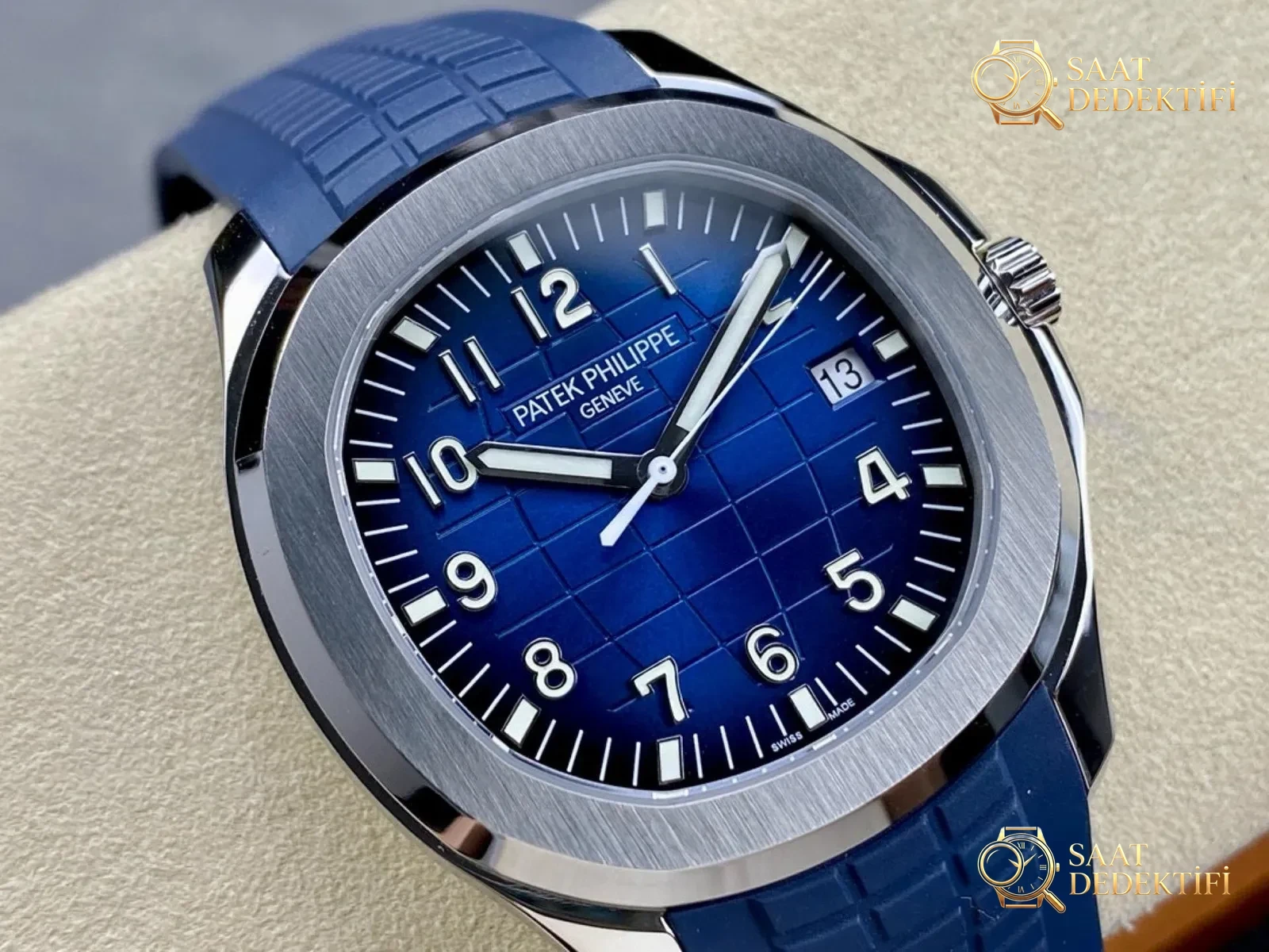 3K Factory Patek Philippe 5168 Blue Aquanaut 330 Movement - Case Profile and Crown Review