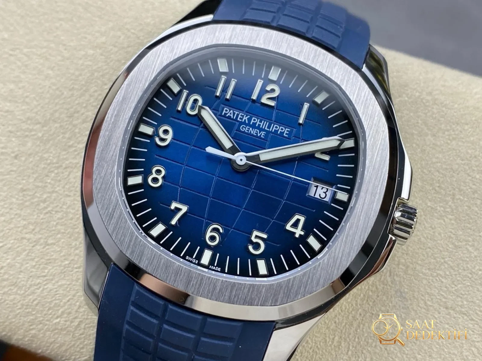 3K Factory Patek Philippe 5168 Blue Aquanaut 330 Movement - Back Cover and Mechanism Detail