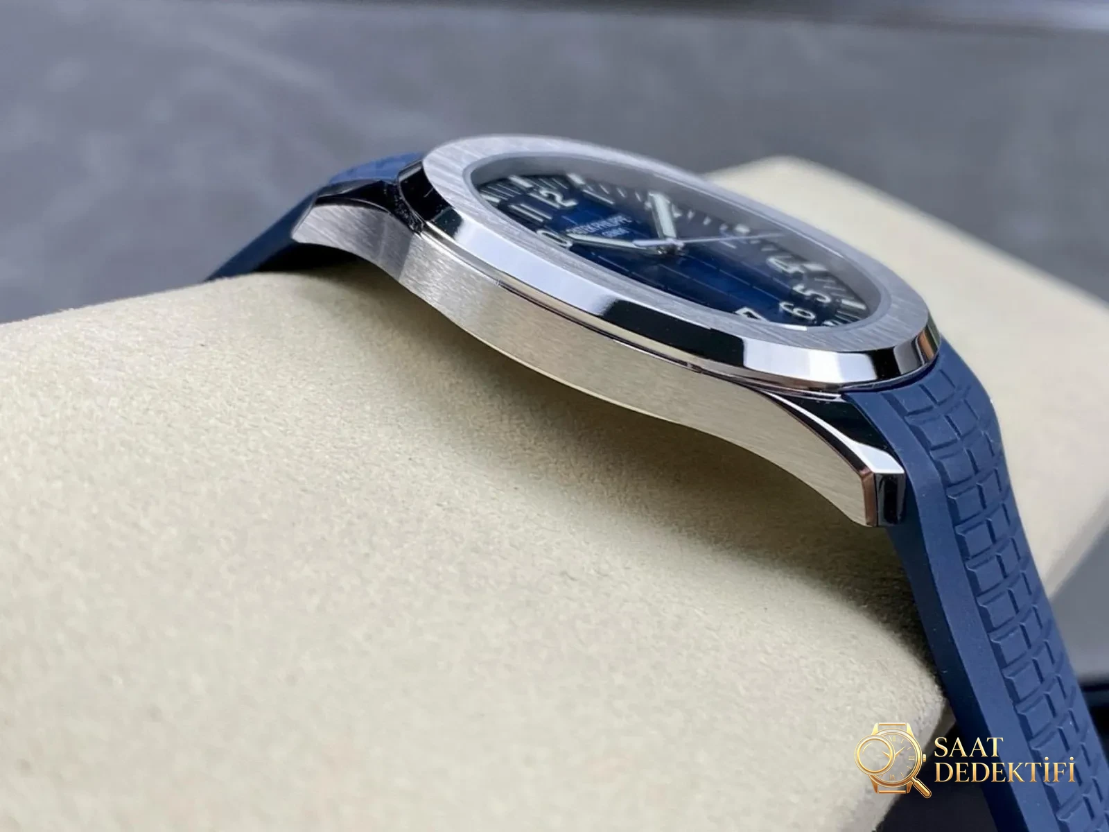 3K Factory Patek Philippe 5168 Blue Aquanaut 330 Movement - Macro Dial and Index Workmanship