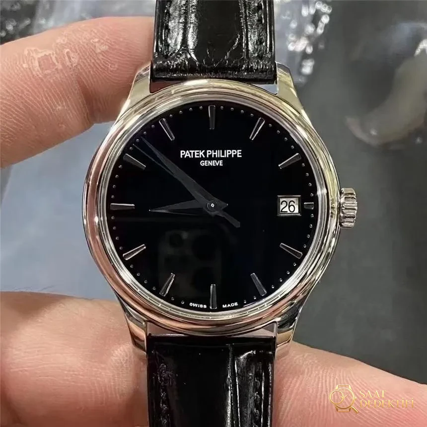 What is the quality of the 3K Factory Patek Philippe 5227 officer type opening case replica watch? - Case Profile and Crown Examination