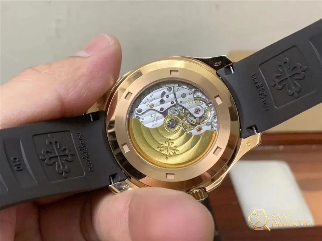 3K Factory Patek Philippe Aquanaut serie 5167r granata in oro rosa con aggiornamento del movimento 330 e nuova chiusura - Chiusura a clip e timbri laser