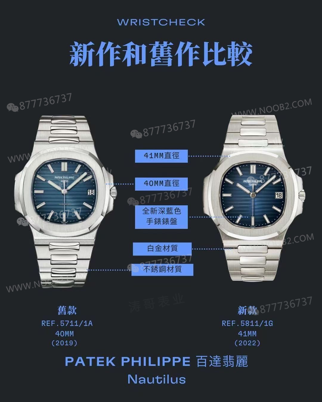 3K Factory Patek Philippe Nautilus 5811 hakkında ne düşünmeli? Yeni model, 5711 ile karşılaştırıldığında hangisi almaya değer? — 6. fotoğraf