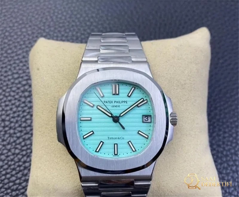 3K Factory Patek Philippe Nautilus Tiffany Blue Saat İncelemesi - Kadran Detayı ve Bezel İşçiliği
