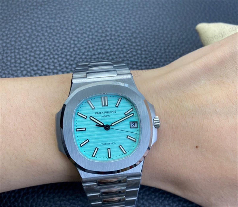 3K Factory Patek Philippe Nautilus Tiffany Blue Saat İncelemesi — 3. fotoğraf