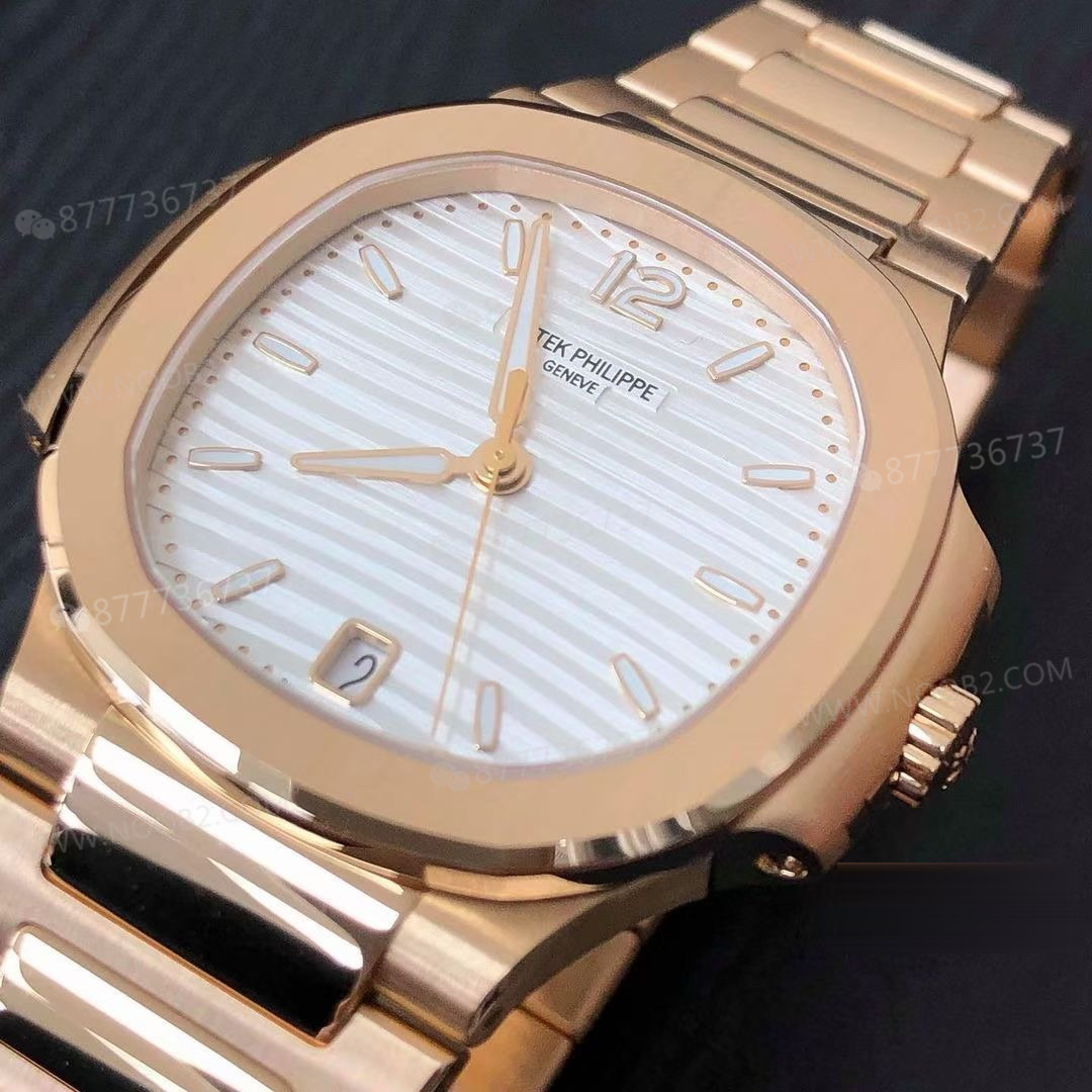 3K Factory Patek Philippe PP7118 kadın Nautilus modeli ilk bakışta replika belli oluyor mu? — 23. fotoğraf