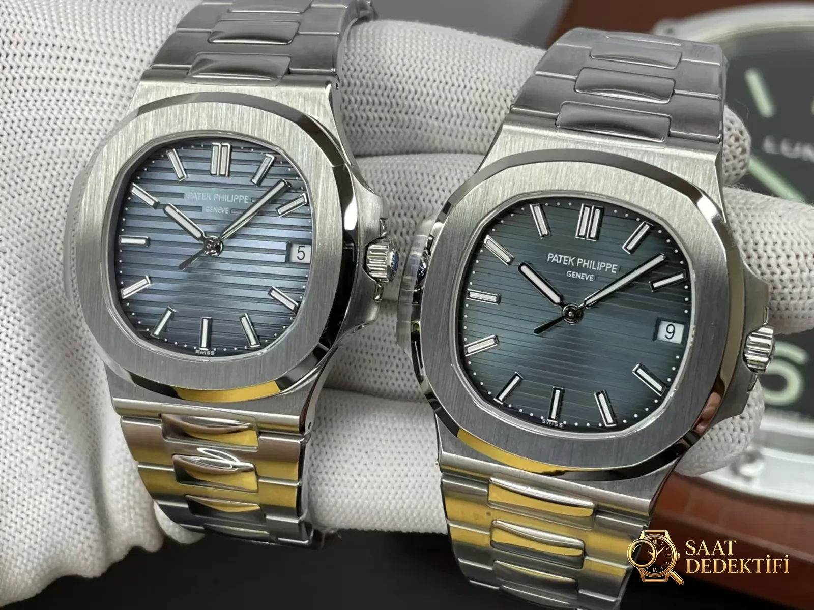 3K Nautilus 5711 Kadranını SW Kadran ve Akrep-Yelkovanla Değiştirme İşi - Arka Kapak ve Mekanizma Detayı