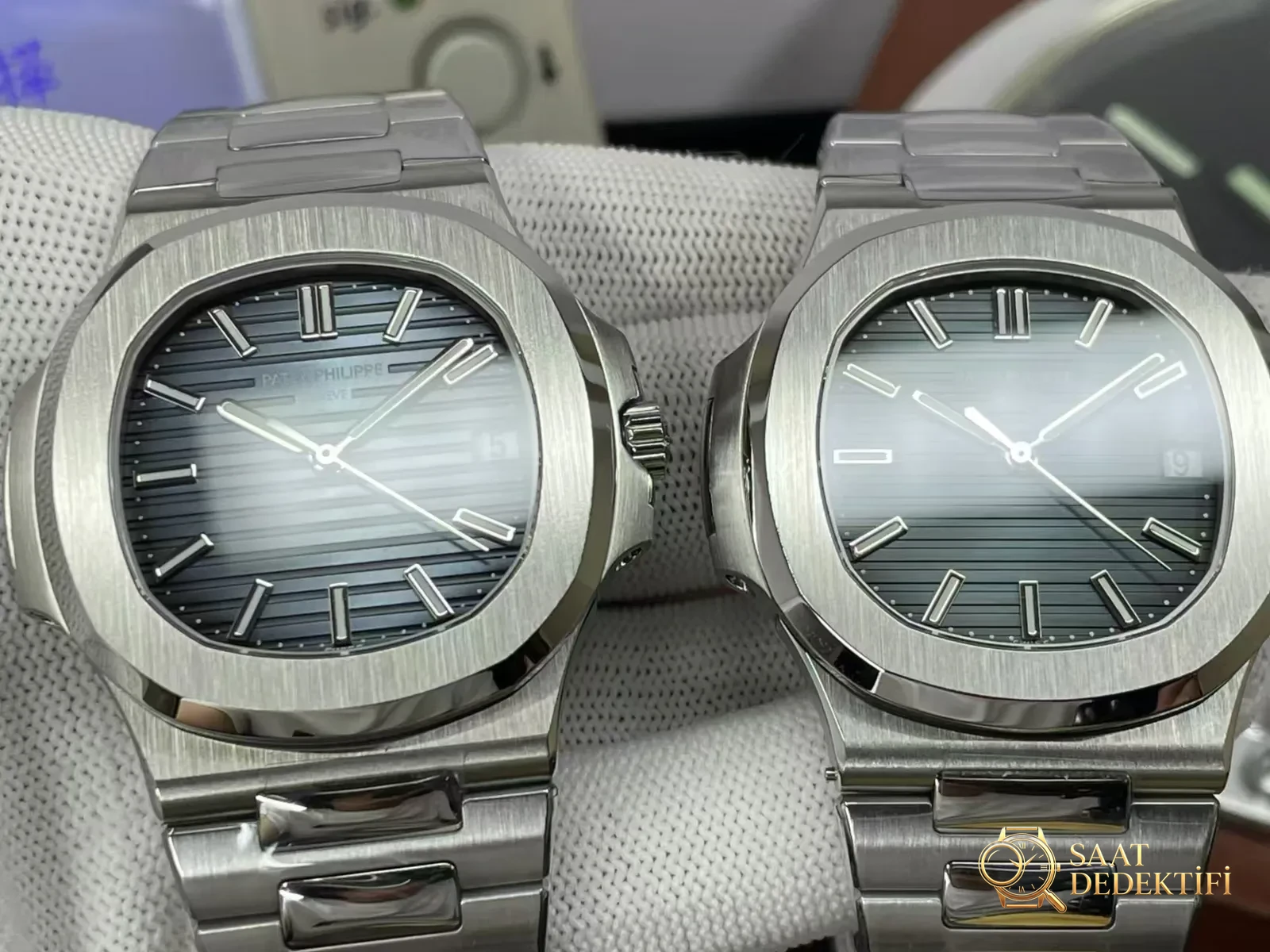 3K Nautilus 5711 Kadranını SW Kadran ve Akrep-Yelkovanla Değiştirme İşi - Klips Kilidi ve Lazer Damgalar