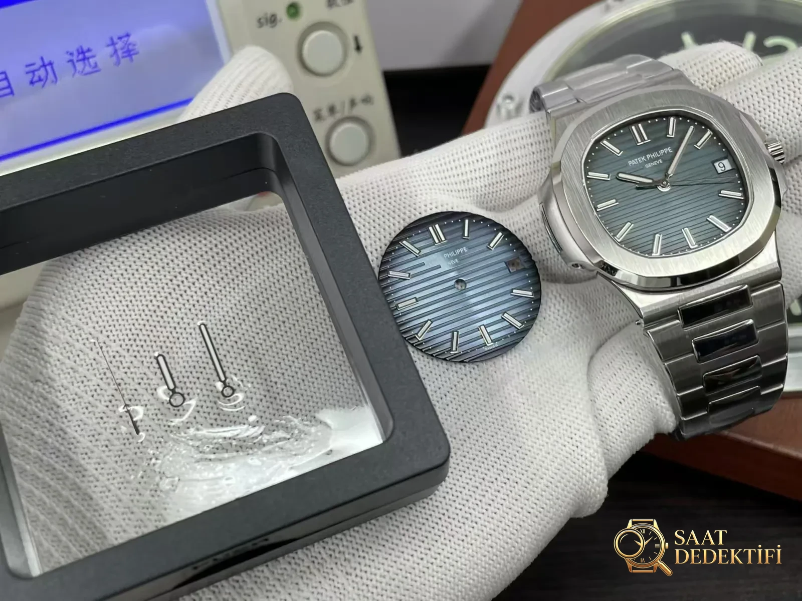 3K Nautilus 5711 Kadranını SW Kadran ve Akrep-Yelkovanla Değiştirme İşi - Bilezik Bakla Ayrımı ve Pim Yapısı