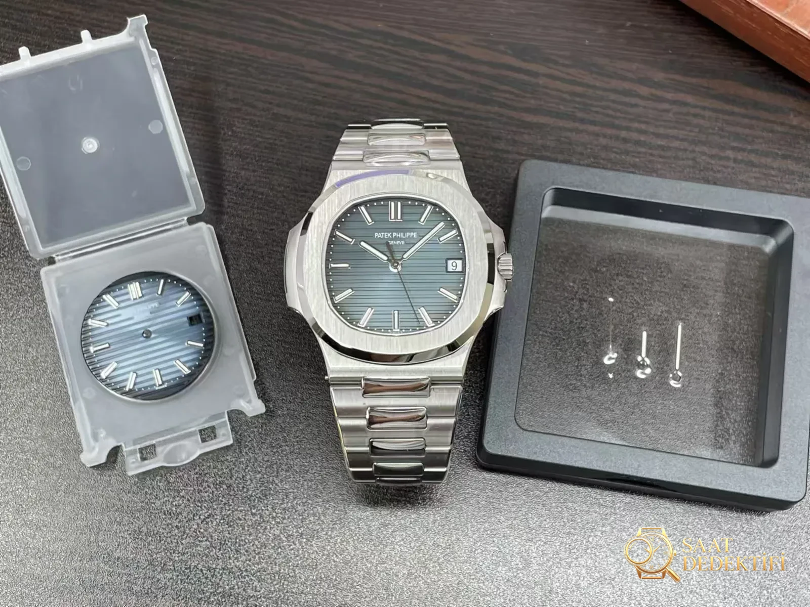 3K Nautilus 5711 Kadranını SW Kadran ve Akrep-Yelkovanla Değiştirme İşi - Toka İçi Mikro Ayar Mekanizması