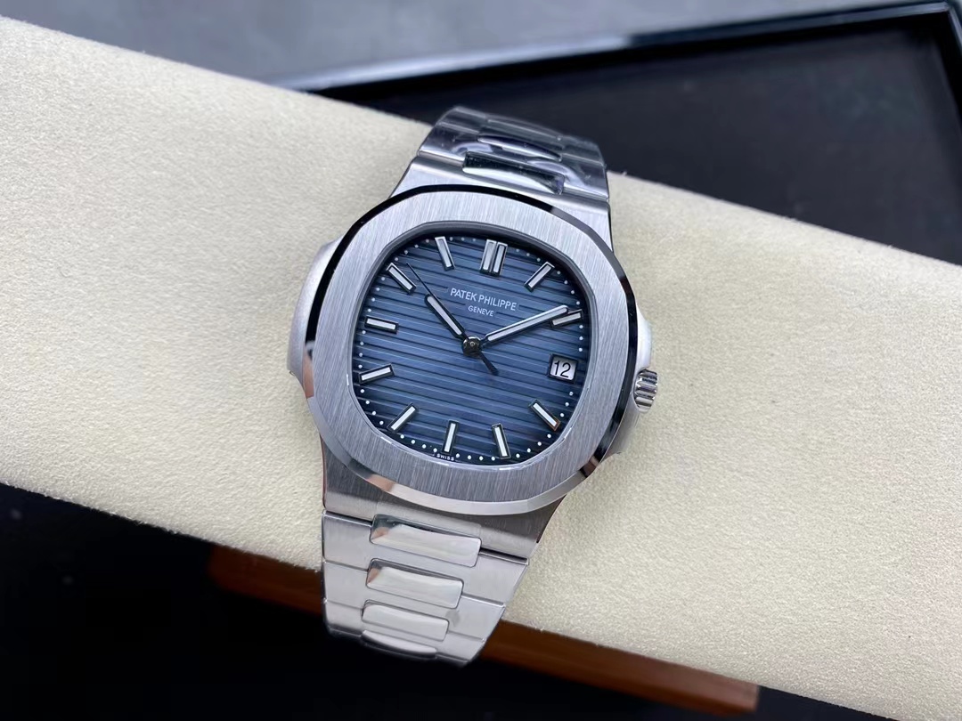 Patek Philippe Nautilus 5811/1G — 3K Factory, mavi-gri kadran — 4. fotoğraf