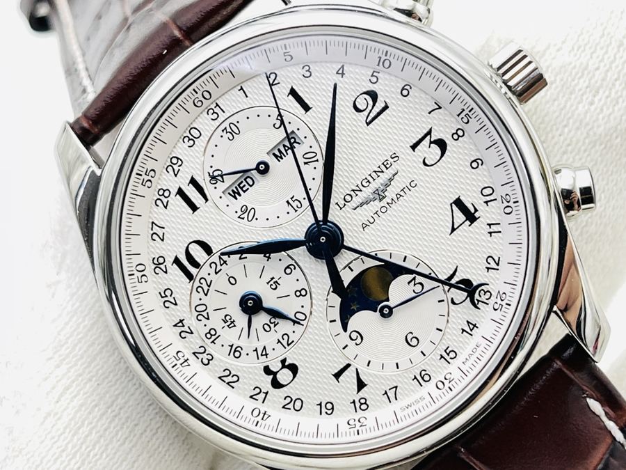 3M Factory Longines Master Collection sekiz ibreli ay evreli kol saati incelemesi — 2. fotoğraf