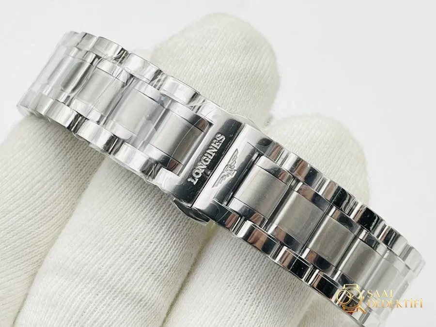 3M Factory Longines Master Collection sekiz ibreli ay evreli kol saati incelemesi - Klips Kilidi ve Lazer Damgalar