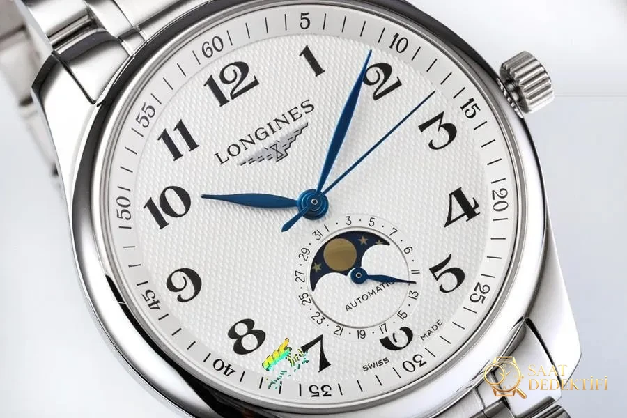 3WF Longines Master Collection Ay Evreli L2.909.4.78.6 Saat İncelemesi - Kasa Profili ve Kurma Kolu İncelemesi