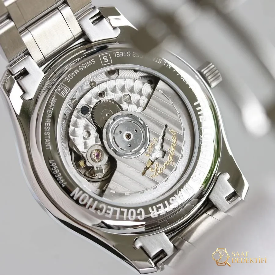 3WF Longines Master Collection Ay Evreli L2.909.4.78.6 Saat İncelemesi - Bilezik, Toka ve Klips Mekanizması