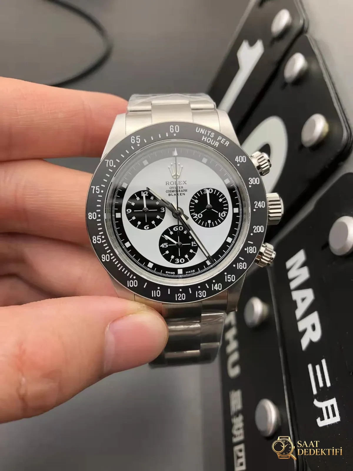 Rolex Daytona Replika Saat İncelemesi - Ön Görünüm ve Kasa Tasarımı