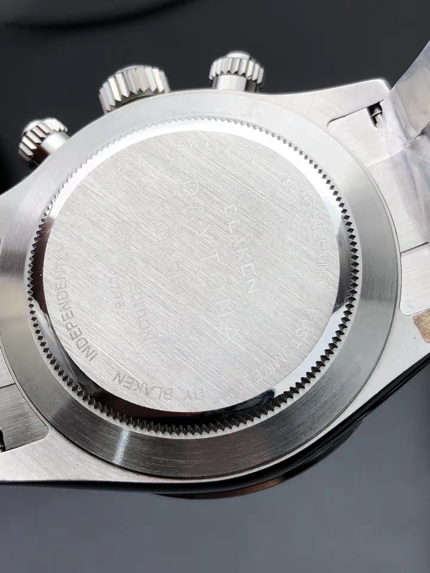 Rolex Daytona Blaken Kasa Arkası