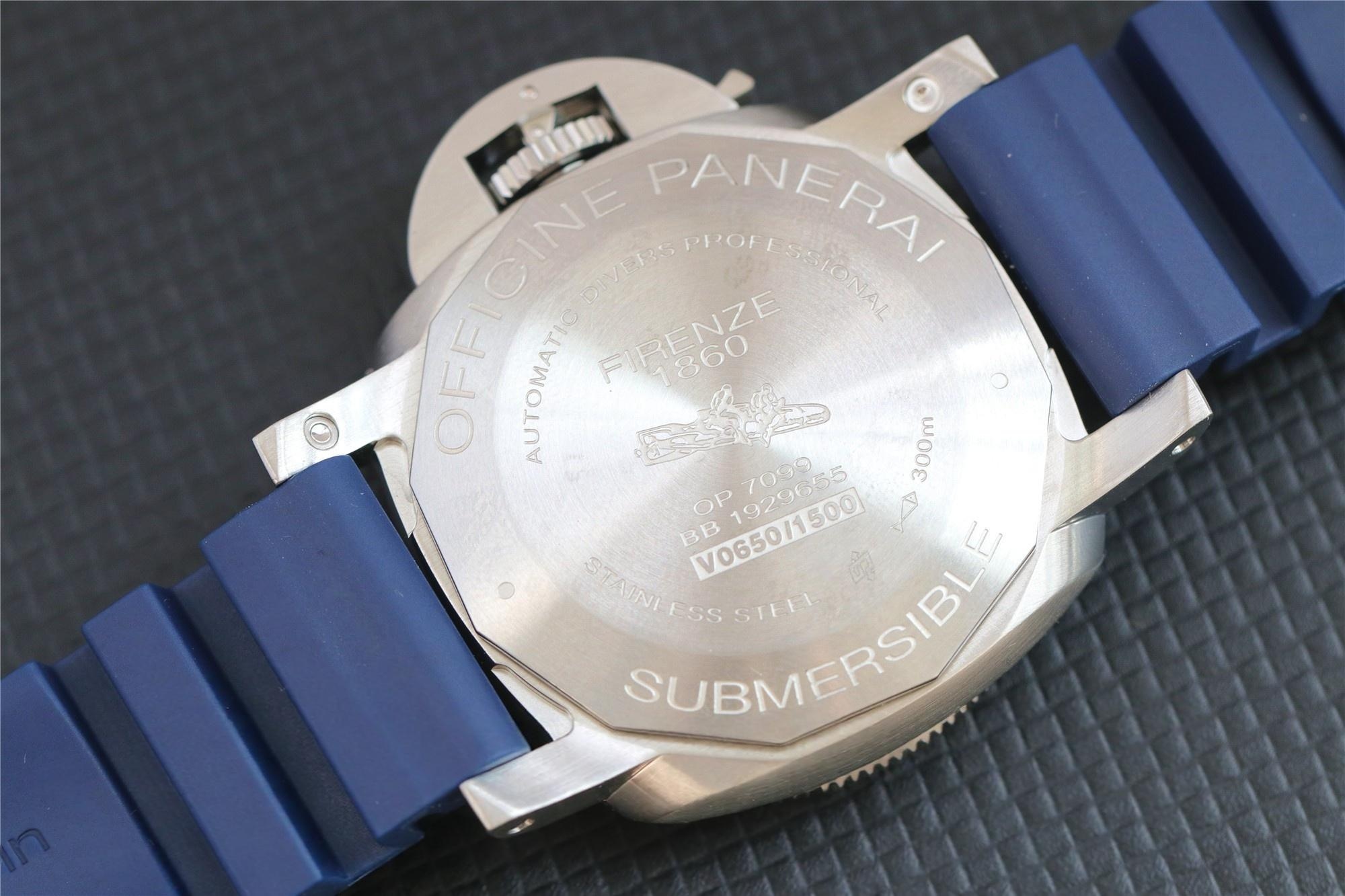 42 MM küçük deniz kralı: VS Panerai 959 mavi bezel gri kadran replikası nasıl olmuş? — 8. fotoğraf