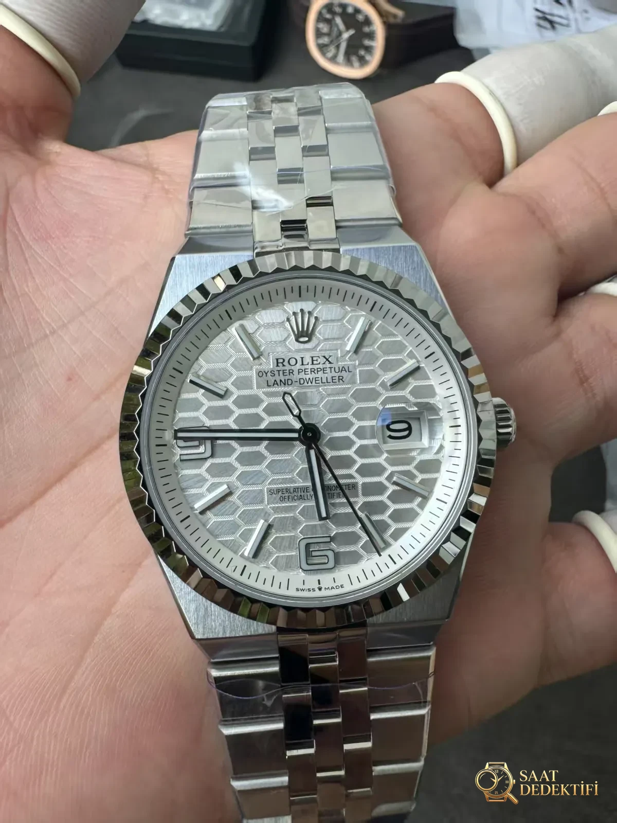 Rolex Land-Dweller Beyaz