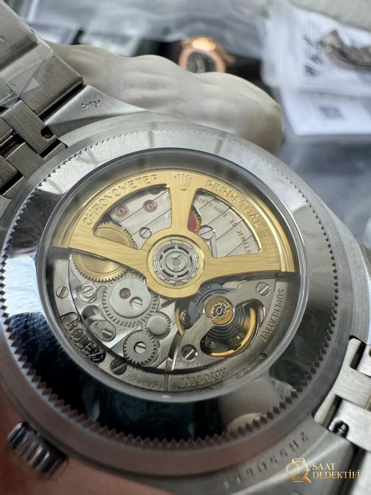 8+ Factory Rolex Land-Dweller - Fosfor ve Super-LumiNova Gece Görünümü