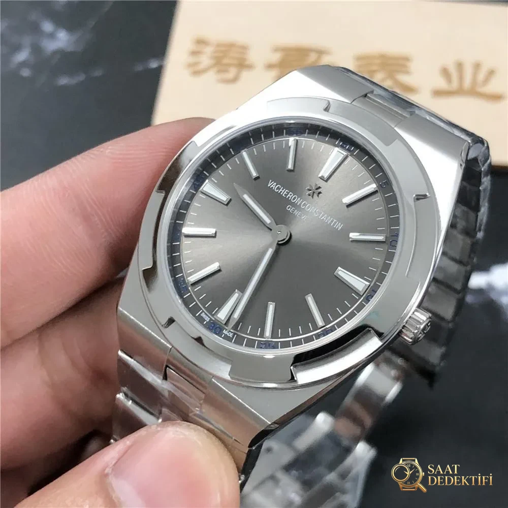 8.3 mm! XF Factory Vacheron Constantin Overseas Ultra-İnce 2000V incelemesi - Kadran Detayı ve Bezel İşçiliği