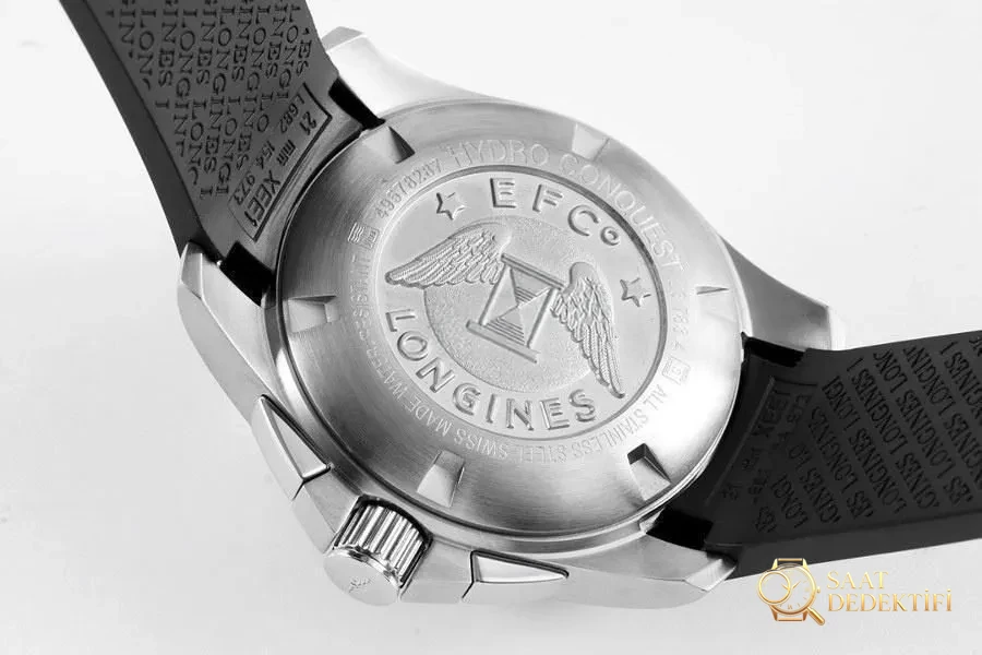 8F Factory Longines Conquest Kronograf Serisi 2020 Yeni Ürün İncelemesi - Siyah Kadran - Mekanizma Zemberek ve Balans Detayı