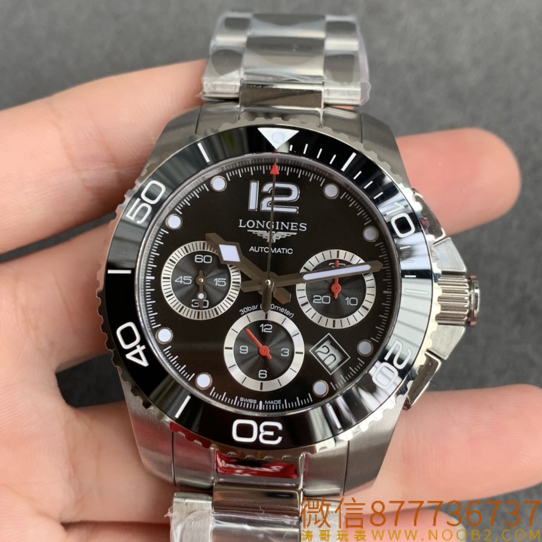 8F Factory Longines Conquest kronograf serisi saat replikası nasıl? Mekanizma gerçeğiyle aynı mı? — 1. fotoğraf