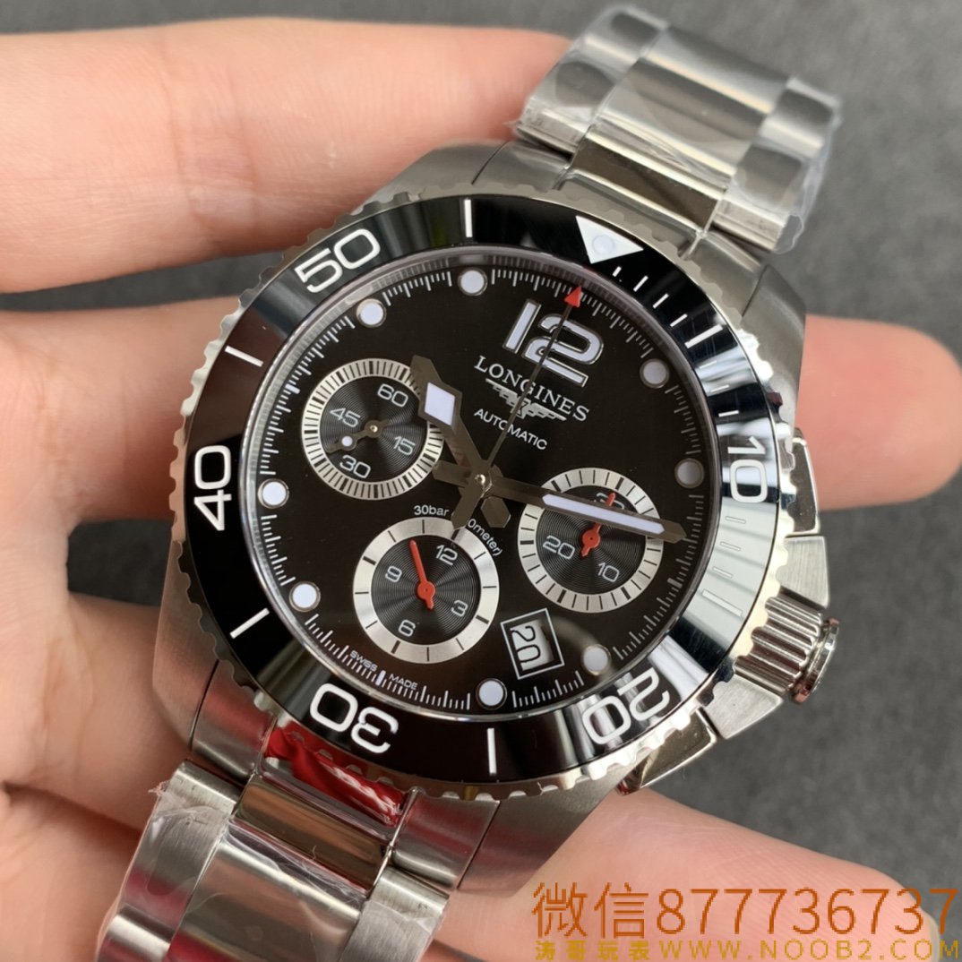8F Factory Longines Conquest kronograf serisi saat replikası nasıl? Mekanizma gerçeğiyle aynı mı? — 5. fotoğraf