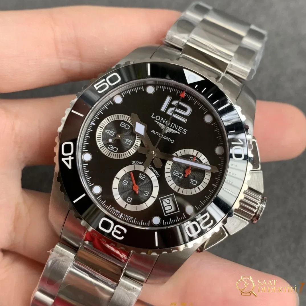 8F Factory Longines Conquest kronograf serisi saat replikası nasıl? Mekanizma gerçeğiyle aynı mı? - Bilezik, Toka ve Klips Mekanizması