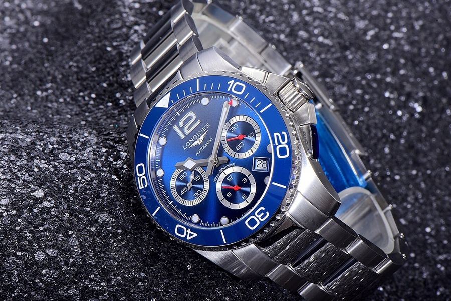 8F Factory Longines HydroConquest Kronograf Serisi 2020 Yeni Model İncelemesi - Mavi Kadran — 2. fotoğraf