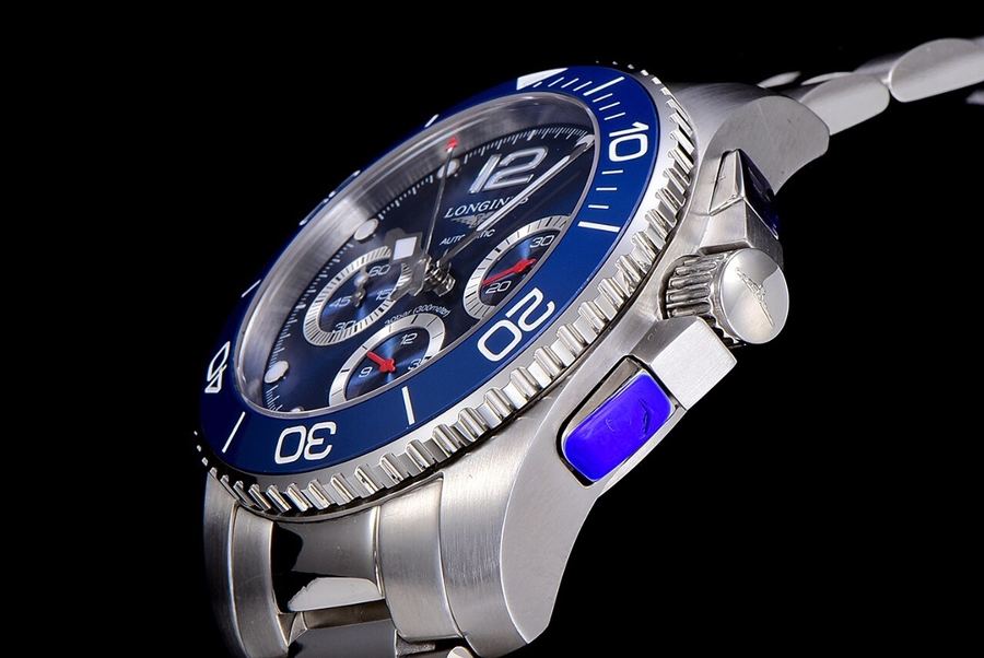 8F Factory Longines HydroConquest Kronograf Serisi 2020 Yeni Model İncelemesi - Mavi Kadran — 5. fotoğraf
