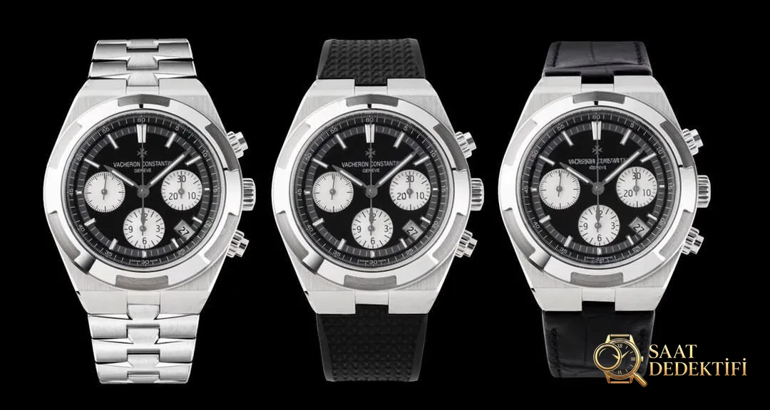 8F Factory Vacheron Constantin Overseas Chronograph 5500V replika saatin kalitesi nasıl? - Kadran Detayı ve Bezel İşçiliği