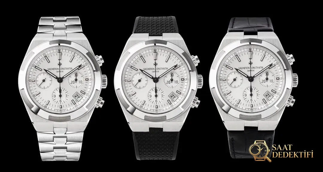 8F Factory Vacheron Constantin Overseas Chronograph 5500V replika saatin kalitesi nasıl? - Kasa Profili ve Kurma Kolu İncelemesi