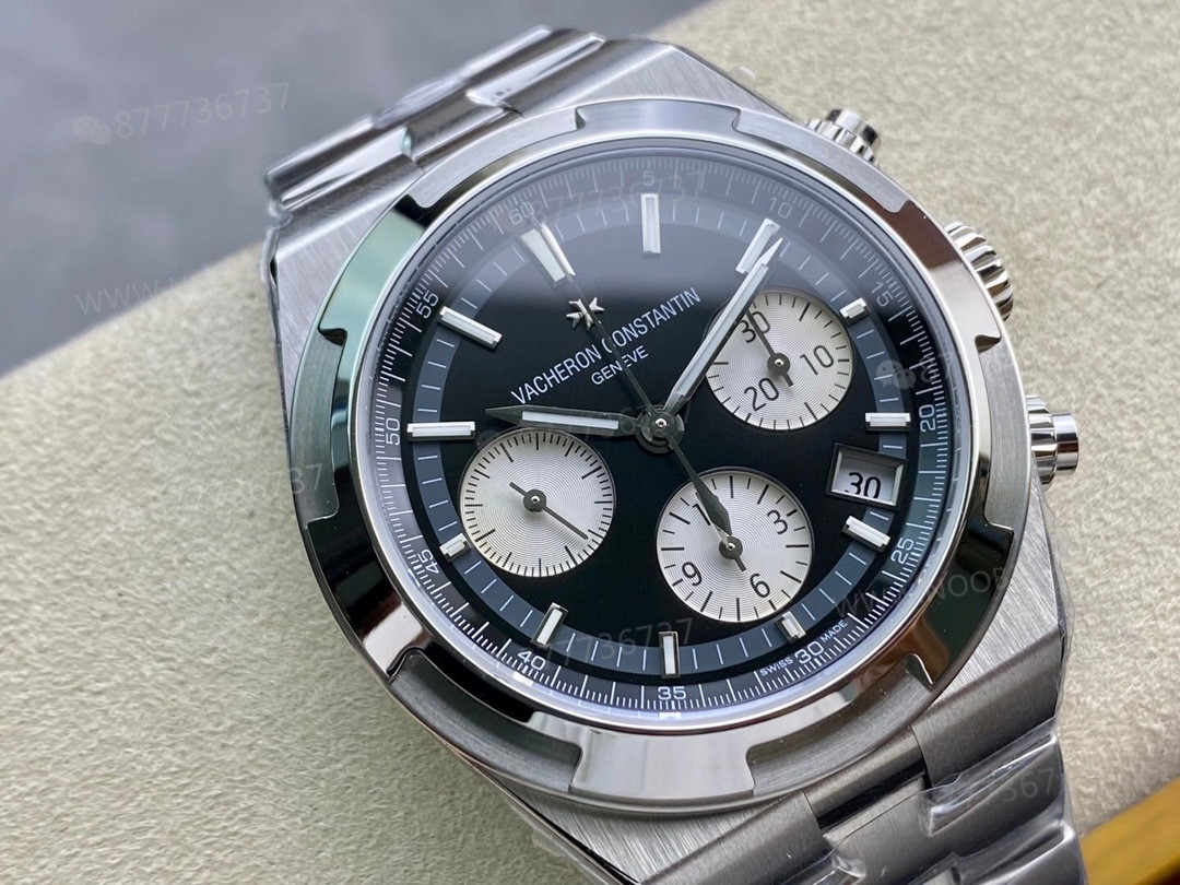 8F Factory Vacheron Constantin Overseas Chronograph 5500V replika saatin kalitesi nasıl? — 6. fotoğraf