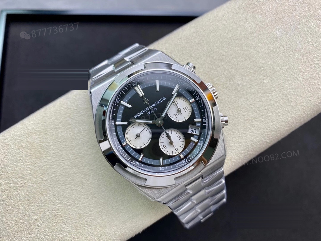 8F Factory Vacheron Constantin Overseas Chronograph 5500V replika saatin kalitesi nasıl? — 9. fotoğraf