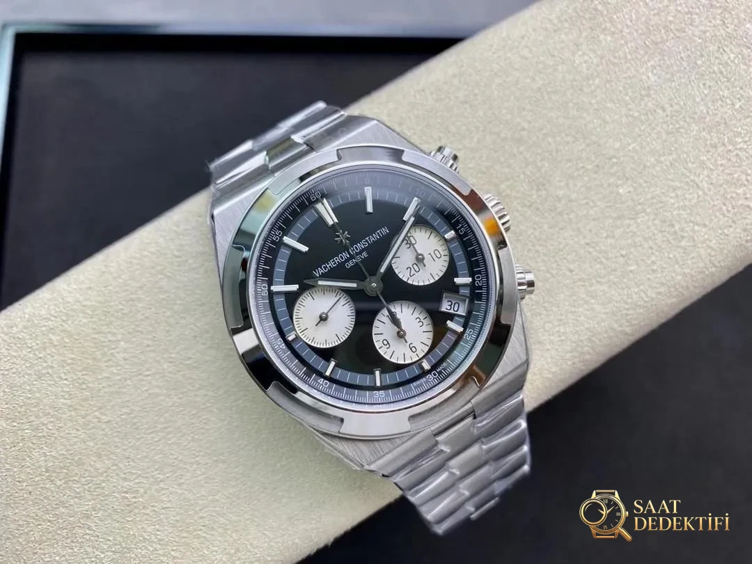 8F Factory Vacheron Constantin Overseas Chronograph 5500V replika saatin kalitesi nasıl? - Fosfor ve Super-LumiNova Gece Görünümü