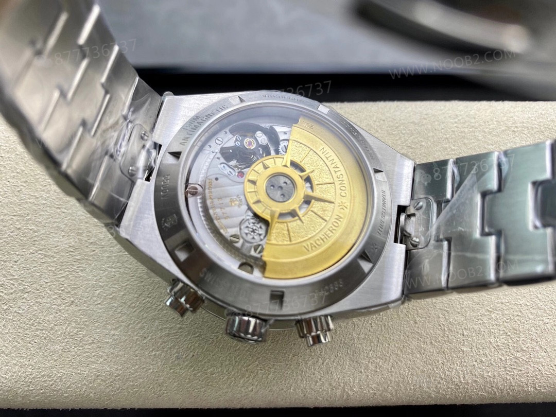 8F Factory Vacheron Constantin Overseas Chronograph 5500V replika saatin kalitesi nasıl? — 12. fotoğraf