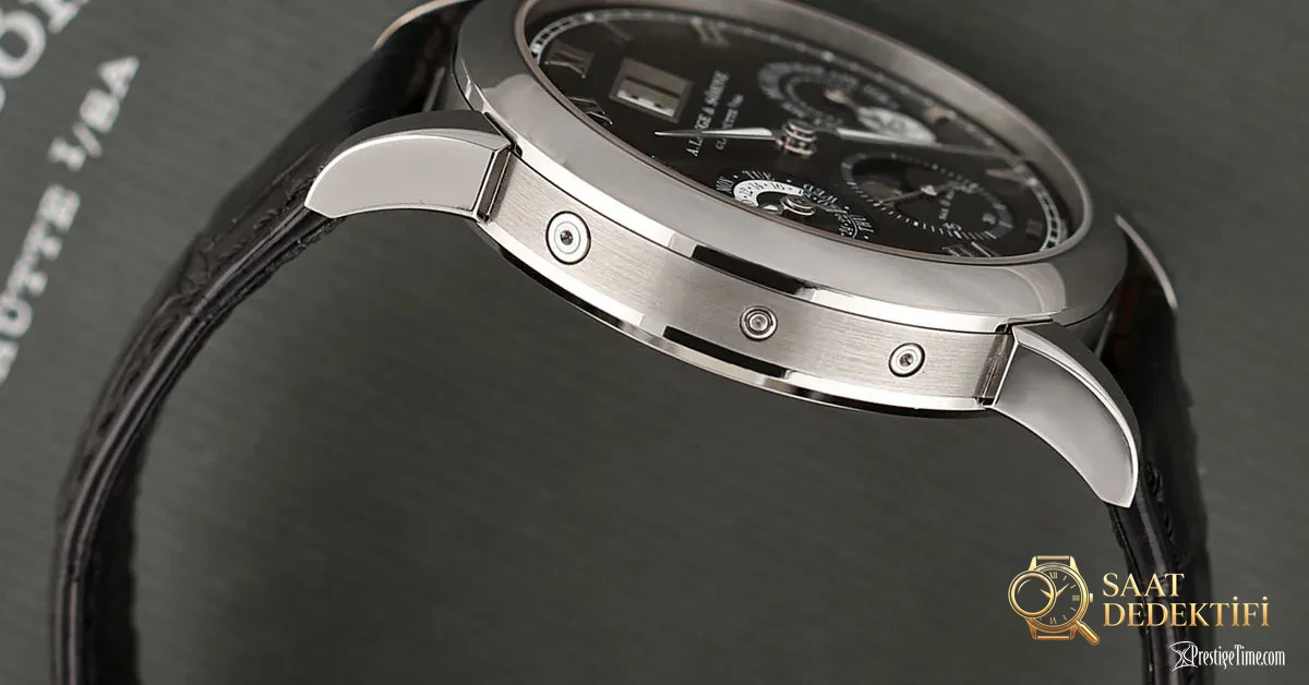 A Lange Sohne Langematik Perpetual Kasa Kalınlığı Recessed İtme Butonları