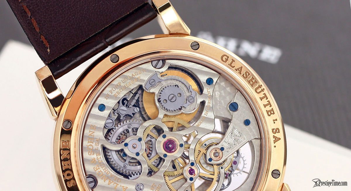 A Lange Sohne kalibre L072.1 manual wind mekanizma