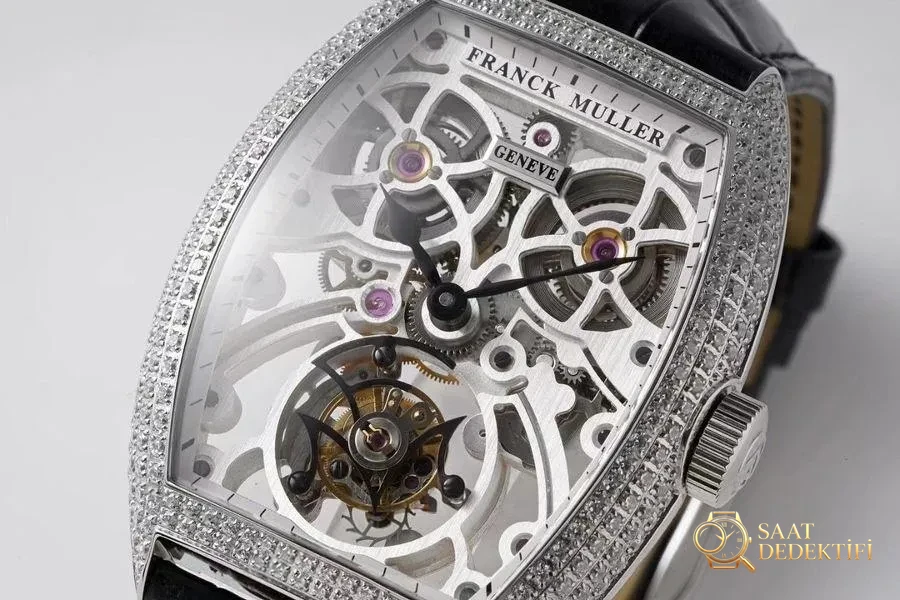 ABF Factory Franck Muller GRAND COMPLICATIONS Serisi Elmas Kaplı Tourbillon Kol Saati İncelemesi - Kasa Profili ve Kurma Kolu İncelemesi