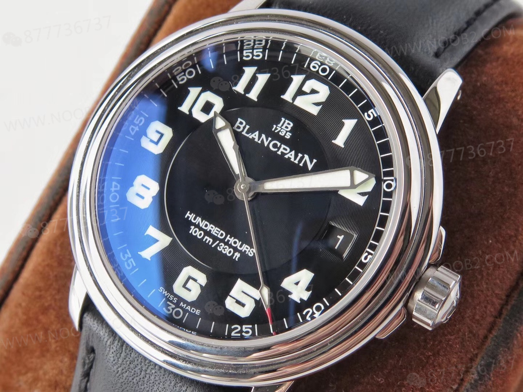 AC Factory Blancpain Léman 2100 Serisi Siyah Deri — 4. fotoğraf