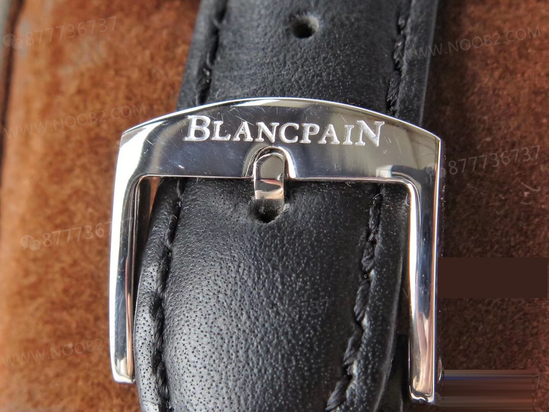 AC Factory Blancpain Léman 2100 Serisi Siyah Deri — 10. fotoğraf