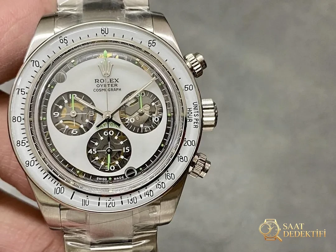 Rolex Daytona Replika Saat İncelemesi - Ön Görünüm ve Kasa Tasarımı
