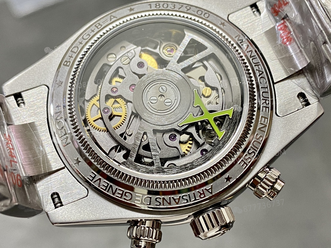 ADG Rolex Daytona Modifiye İskelet Kadran 4130 Mekanizma Ultra Güçlü Lume Bezel — 7. fotoğraf