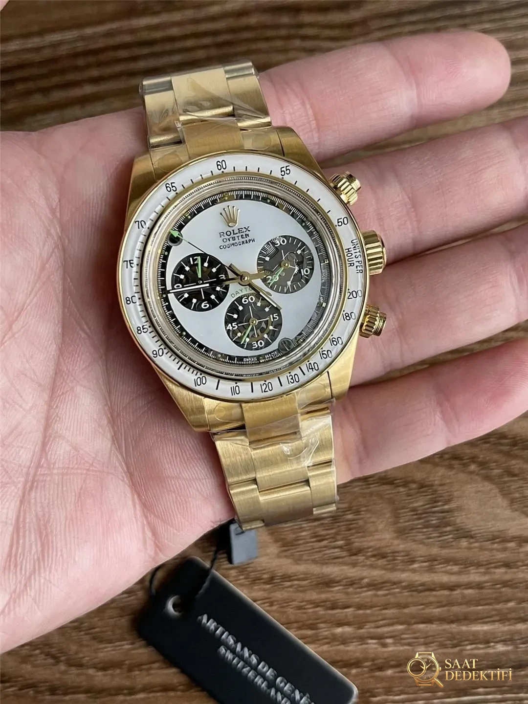 ADG Rolex Daytona Modifiye İskelet Kadran 4130 Mekanizma Ultra Güçlü Lume Bezel - Bilekte Duruş ve Kasa Orantısı