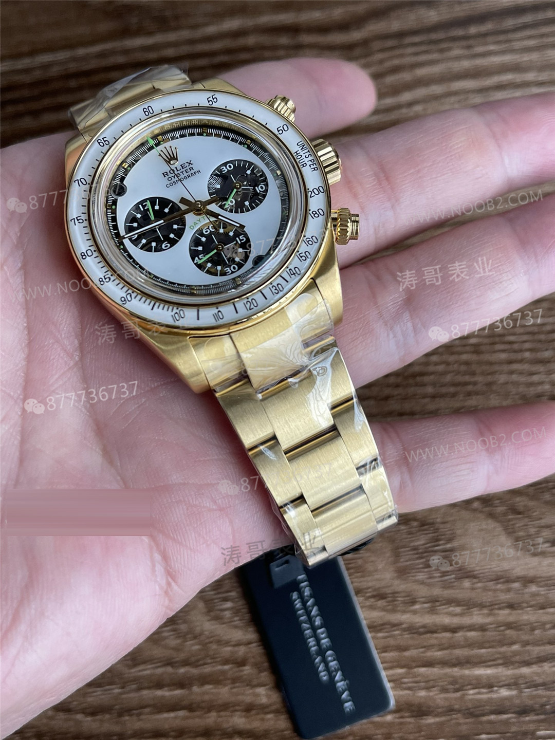 ADG Rolex Daytona Modifiye İskelet Kadran 4130 Mekanizma Ultra Güçlü Lume Bezel — 10. fotoğraf