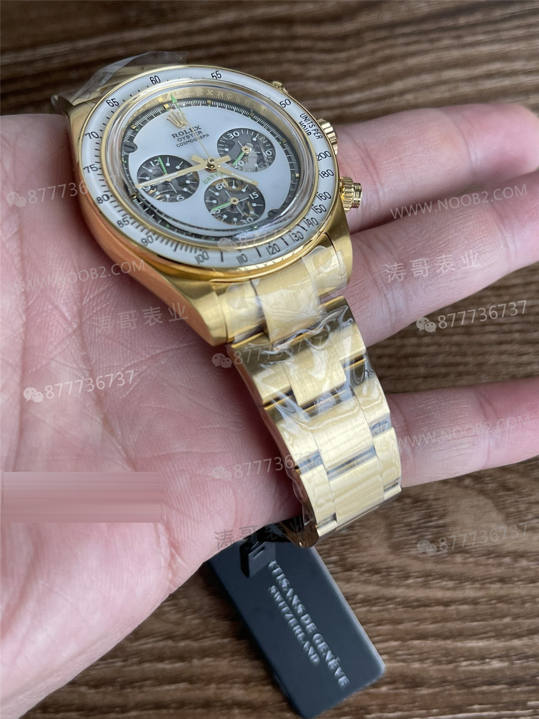 ADG Rolex Daytona Modifiye İskelet Kadran 4130 Mekanizma Ultra Güçlü Lume Bezel — 11. fotoğraf